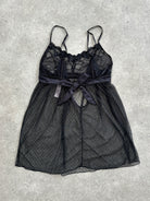 Vintage 2000s Lace Babydoll Satin Cami Top - XS-M - SYLK