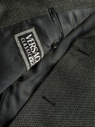 Versace Classic V2 90s Bespoke Button Woven Single Breasted Blazer - 42R/L - SYLK
