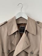 Christian Dior Monsieur Cotton Double Breasted Belted Trench Coat - XL - SYLK