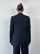 Italian Vintage Pure Wool Double Breasted Blazer - M - SYLK