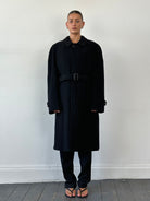 Giorgio Armani Pure Wool Belted Wool Coat - XXL - SYLK