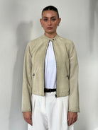 Armani Jeans Fitted Suede Jacket - XS/S - SYLK