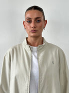 Yves Saint Laurent Pure Cotton Double Zip Logo Bomber Jacket - XL - SYLK