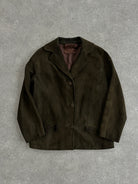 Vintage Suede Blazer Jacket - M - SYLK