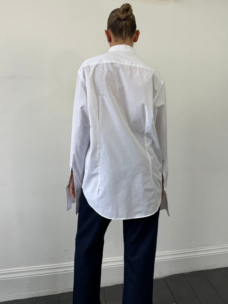 Vintage Cotton Wing Collar Dress Shirt - L/XL - SYLK