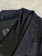 Christian Dior Wool Silk Double Breasted Print Blazer - 40R/L - SYLK