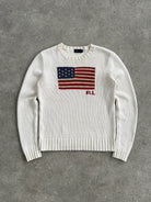 Ralph Lauren Polo “ The Iconic Flag” Knitted Jumper - S - SYLK