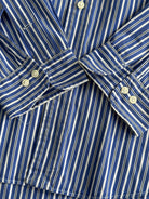 Ralph Lauren Stripe Pure Cotton Logo Shirt - L/XL - SYLK