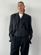 Yves Saint Laurent Pure Wool Blazer Two Piece Set - 40S/L - SYLK