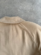 Burberry Pure Cashmere Double Faced Single Breasted Coat - L - SYLK