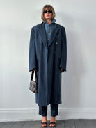 Moschino Pure Wool Double Breasted Coat - XL/XXL - SYLK