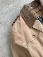 Christian Dior Monsieur Cotton Single Breasted Belted Trench Coat - M - SYLK