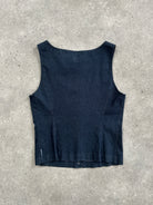 Armani Jeans Denim Vest Top - S/M - SYLK