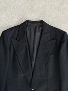 Italian Vintage Brushed Wool Large Lapel Blazer - 40R/L - SYLK
