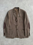 Ralph Lauren Polo 2010s Pure Wool Herringbone Blazer - 44R/XL - SYLK