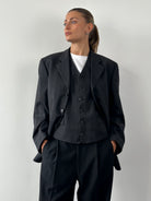 Yves Saint Laurent Pure Wool Blazer Two Piece Set - 40S/L - SYLK