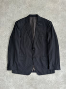 Versace Collection Stripe Wool Single Breasted Blazer - 40R/L - SYLK