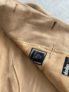 Christian Dior Fuzzy Wool Camel Hair Single Breasted Coat - XL/XXL - SYLK