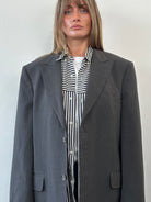 Versace 00s Wool Single Breasted Blazer - 42R/XL - SYLK