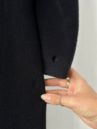 Yves Saint Laurent Wool Alpaca Double Breasted Coat - XL - SYLK