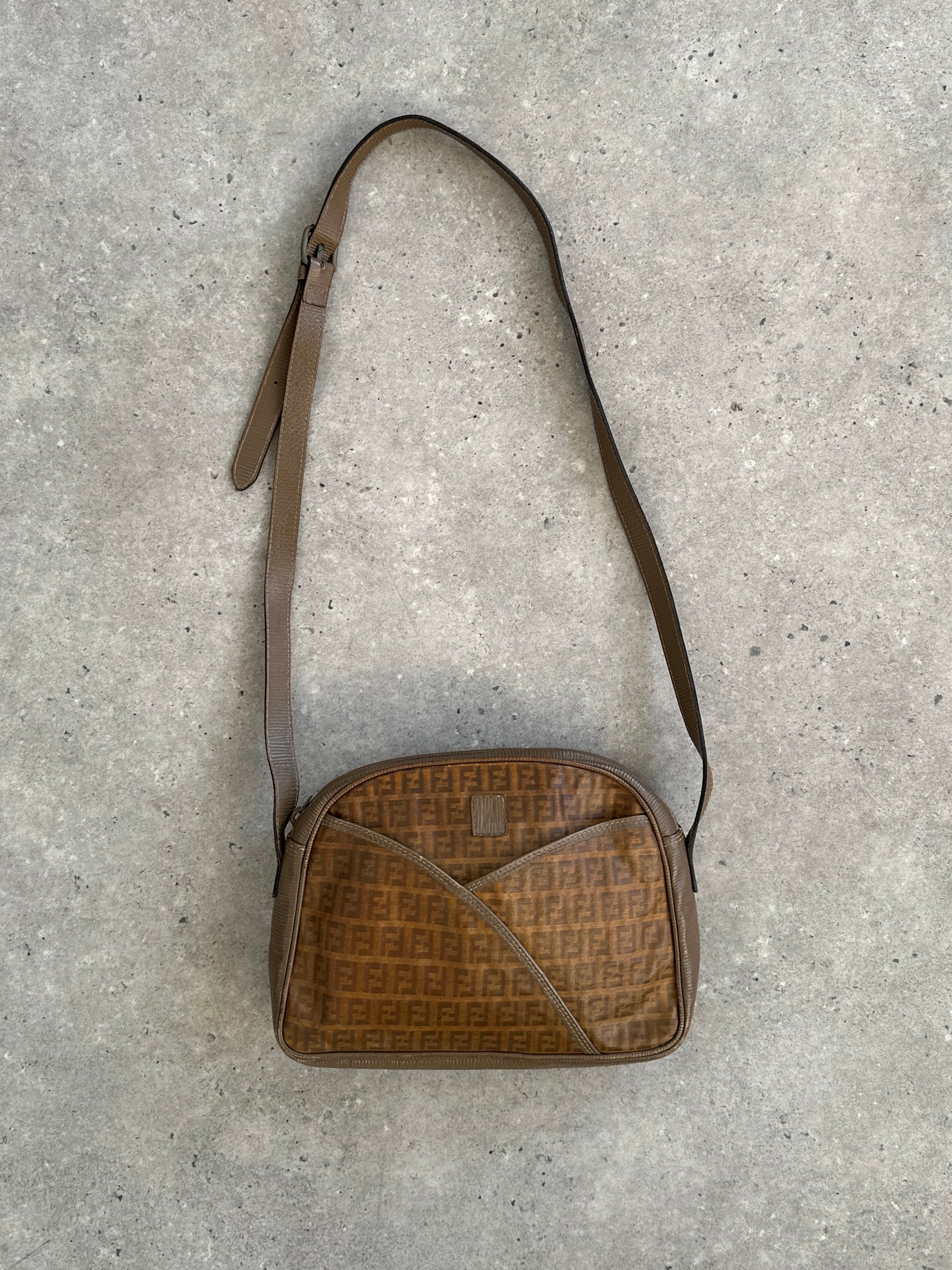 Fendi FF Monogram Crossbody Bag - SYLK