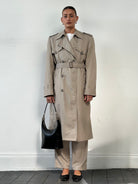 Christian Dior Monsieur Cotton Double Breasted Belted Trench Coat - XL - SYLK
