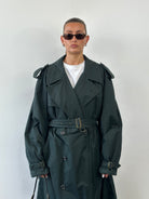 Hugo Boss Double Breasted Belted Trench Coat - XXL - SYLK