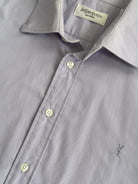 Yves Saint Laurent 00s Cotton Logo Dress Shirt - XL - SYLK