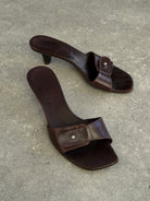 Hugo Boss Leather Mules - UK 5 / EUR 38 - SYLK