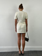 Missoni 90s Linen Silk Blazer Mini Skirt Two Piece Set - S/M - SYLK