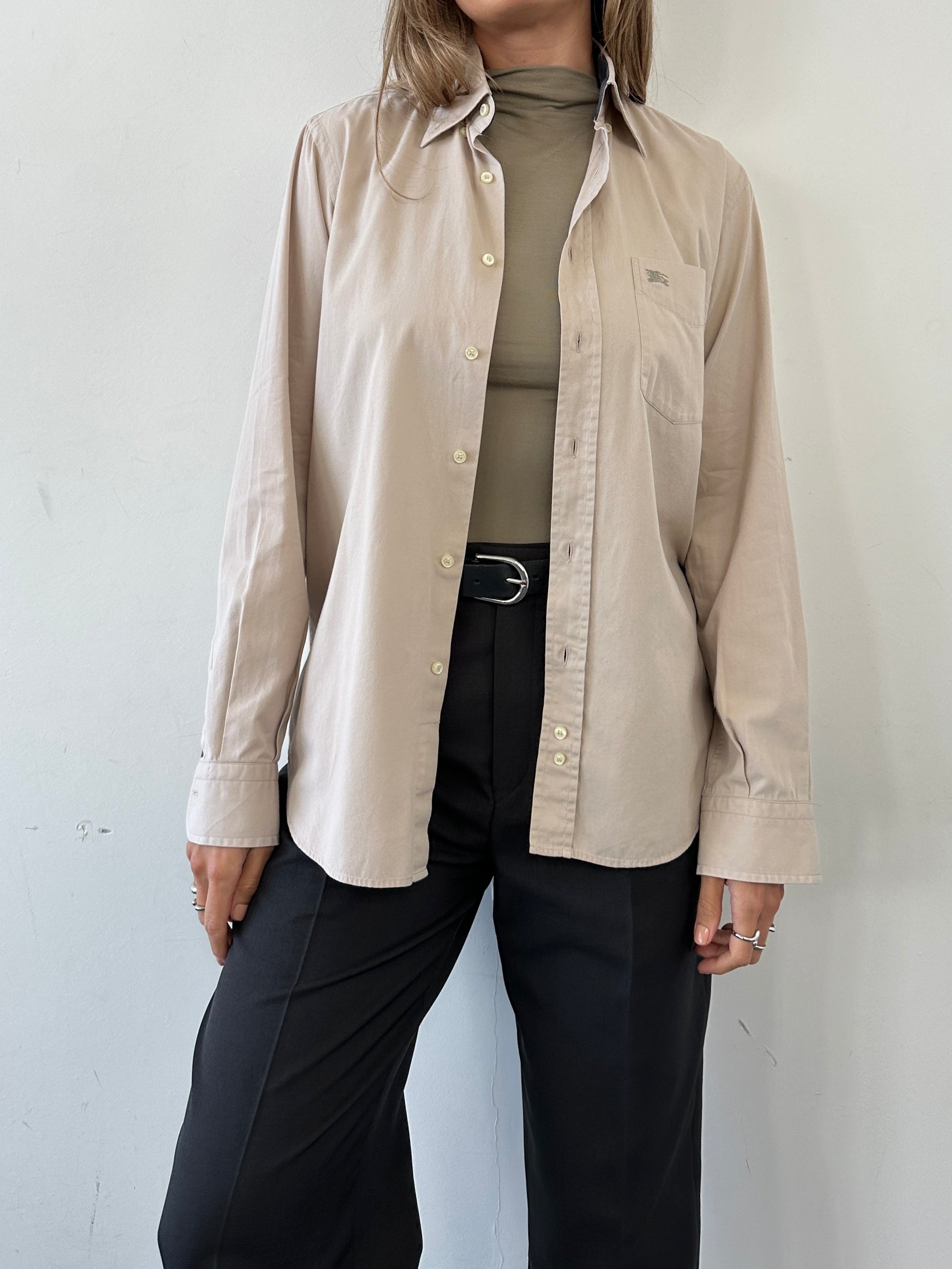 Burberry Pure Cotton Logo Shirt - M - SYLK