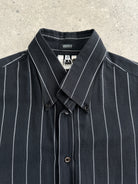 Gianni Versace Versus 2000s Stripe Cotton Shirt - M/L - SYLK