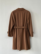 Italian Vintage Wool Cashmere Belted Coat - XL - SYLK