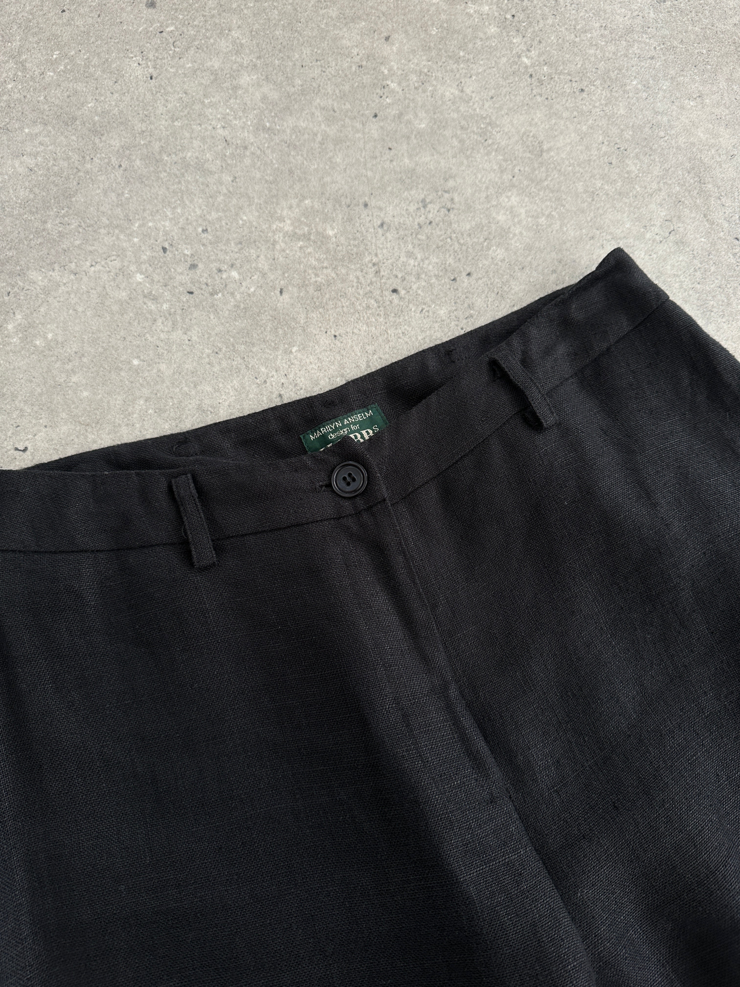 Hobbs Pure Linen Straight Leg Low Rise Trousers - W25 - SYLK