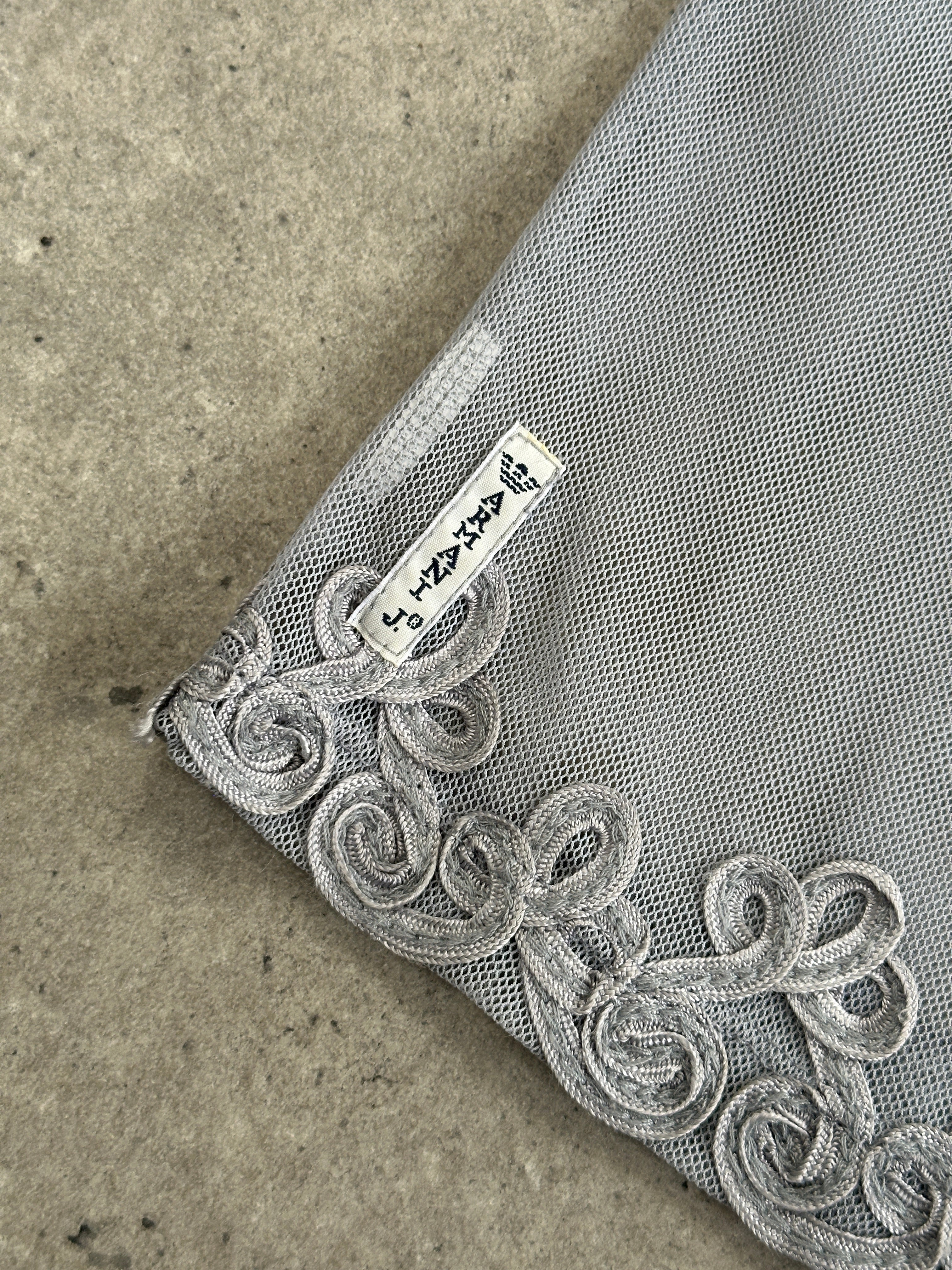 Armani Jeans 1990s Sheer Appliqué Vest Top - S/M - SYLK