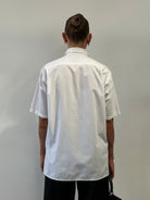 Yves Saint Laurent 00s Cotton Short Sleeve Logo Shirt - L - SYLK