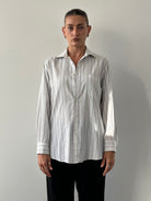 Yves Saint Laurent 80s Stripe Cotton Shirt - M/L - SYLK
