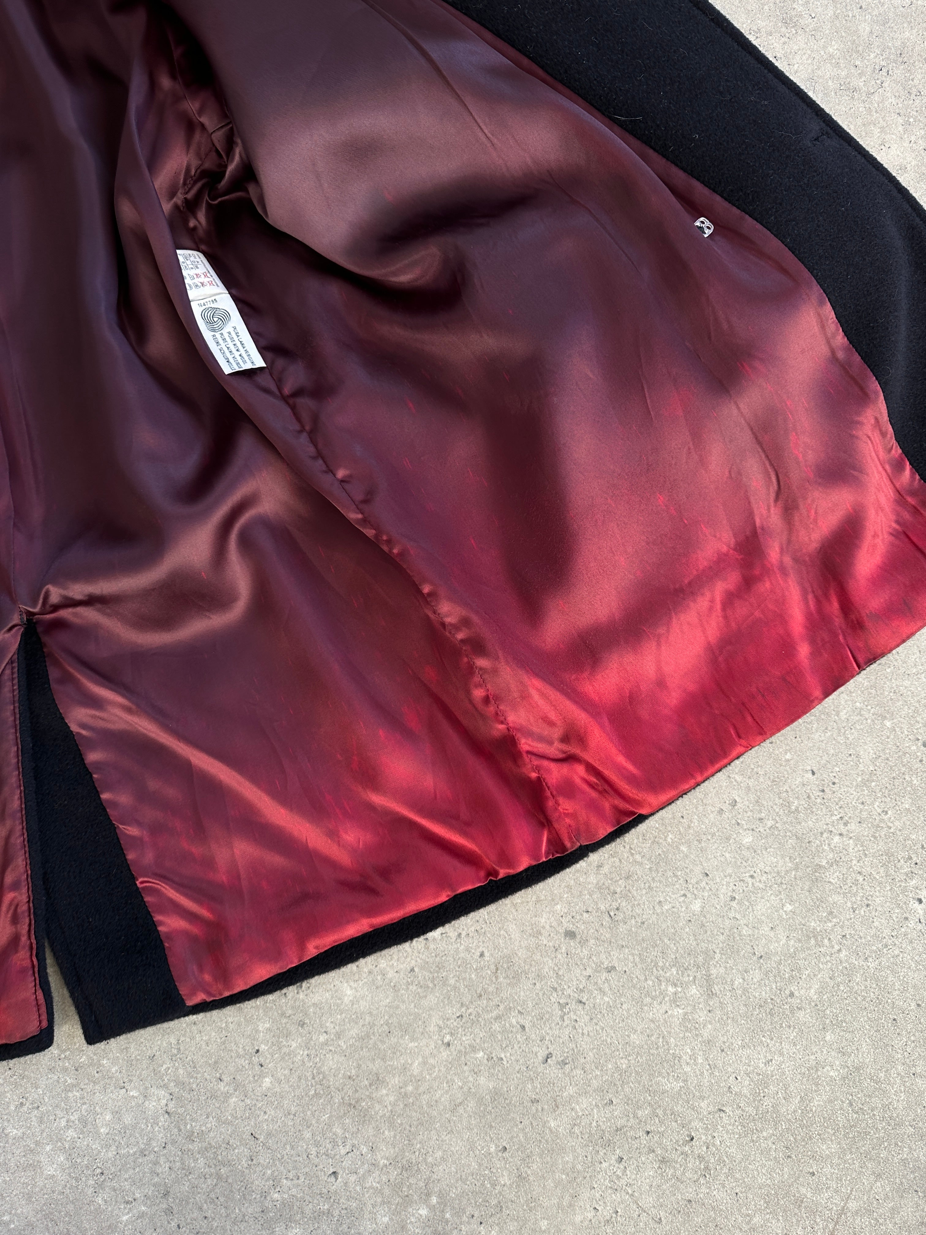 Marella Virgin Wool Cashmere Double Breasted Coat - L - SYLK