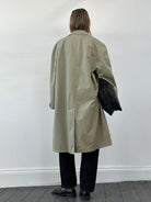 Yves Saint Laurent Concealed Placket Trench Coat - XXL - SYLK