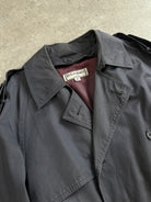 Yves Saint Laurent Cotton Double Breasted Belted Trench Coat - XL - SYLK