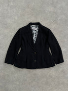 Jean Paul Gaultier 80s Wool Waisted Blazer - L - SYLK