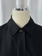 Max Mara Weekend 2000s Concealed Placket Bomber Jacket - M - SYLK