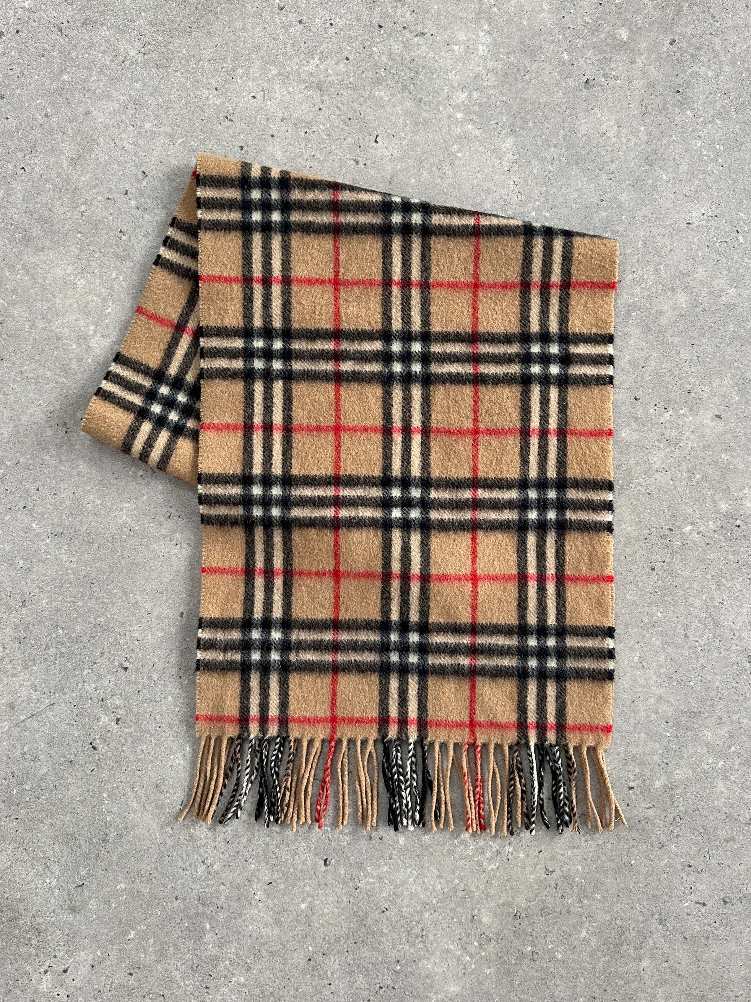 Burberry Lambswool Cashmere Nova Check Scarf - SYLK