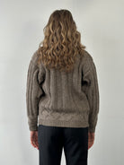 Kenzo Pure Wool Chunky Cable Knit Cardigan - S/M - SYLK
