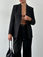 Armani Collezioni Single Button Fitted Blazer - S - SYLK