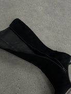 Prada Square Toe Suede Heeled Knee Boots - UK 7.5 / EU 40.5 - SYLK