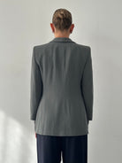 Giorgio Armani Black Label Wool Fitted Blazer - S - SYLK