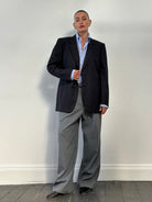 Burberry Pure Wool Stripe Single Breasted Blazer - 44R/XL - SYLK