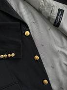Yves Saint Laurent 90s Pure Wool Bespoke Button Blazer - 42R/XL - SYLK