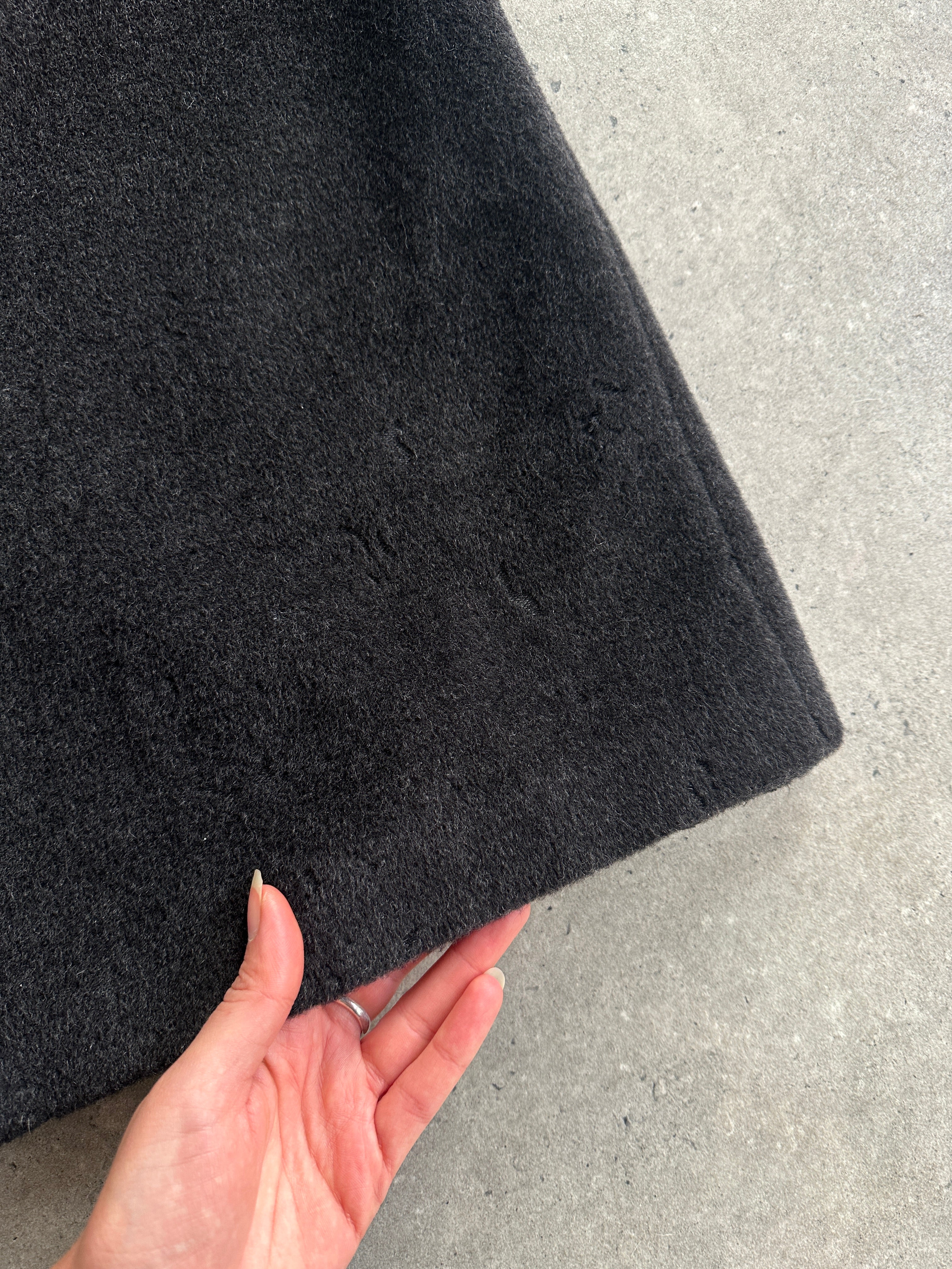 Marella Wool Cashmere Double Breasted Floor Length Coat - XL - SYLK